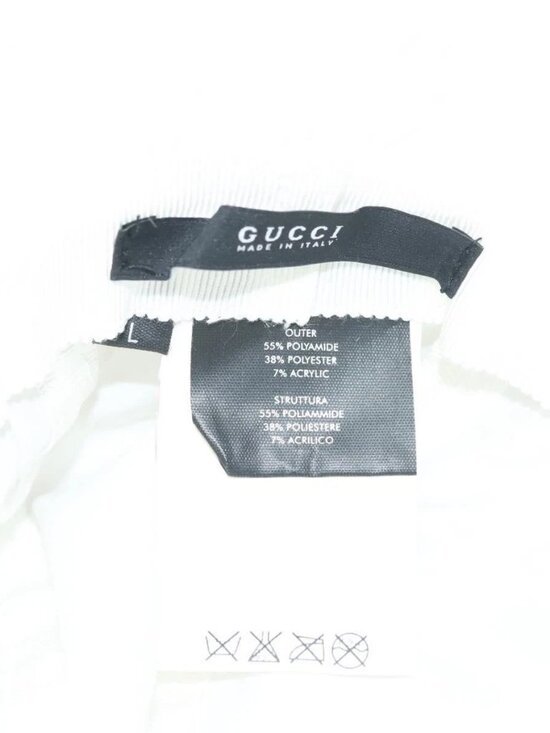 GUCCI GG Canvas Bucket Hat L Whit main image 5